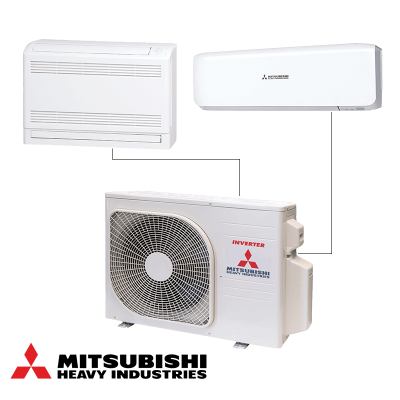 Външно тяло на мултисплит система Mitsubishi Heavy Industries SCM40ZS-W 2