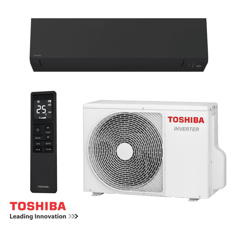 Инверторен климатик Toshiba Shorai Edge RAS-B16G3KVSGB-E + RAS-16J2AVSG-E1 - черен 1