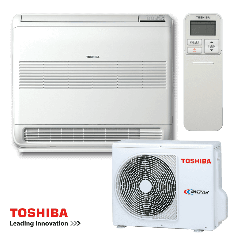 Toshiba Инверторен климатик Toshiba Bi-flow RAS-B10J2FVG-E1 + RAS-10J2AVSG-E - подов тип