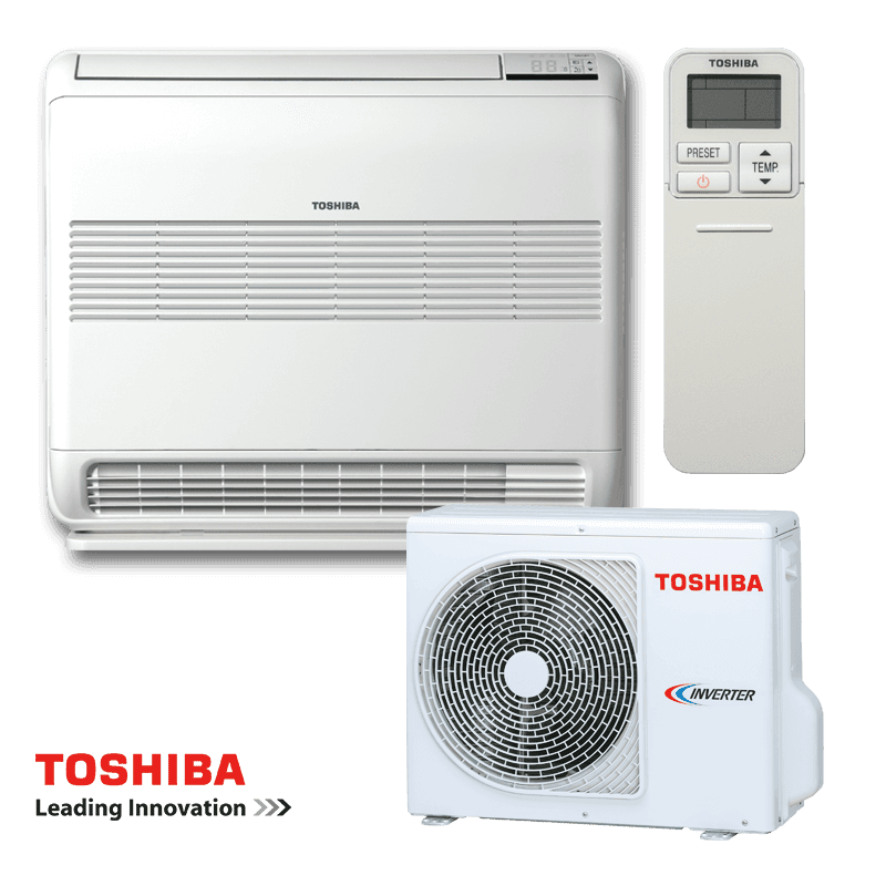 Инверторен климатик Toshiba Bi-flow RAS-B10J2FVG-E1 + RAS-10J2AVSG-E - подов тип